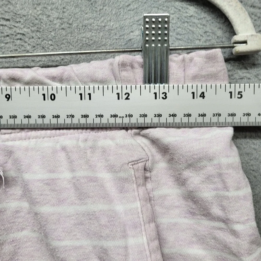 Nike Women Activewear Shorts XL Light Pink Striped‎ Logo 4.5